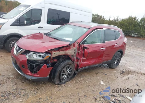 2015 Nissan Rogue Sl z USA, uszkodzony, nr VIN 5N1AT2MVXFC851772